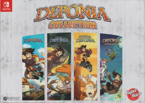 Deponia Collection (Collector&#x27;s Edition) Nintendo Switch Front Cover