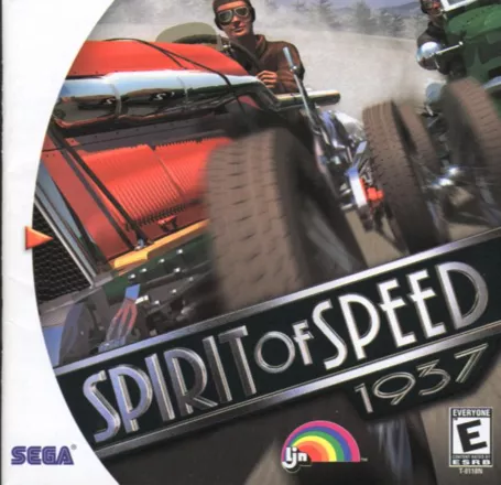 Spirit of Speed 1937 Dreamcast Front Cover