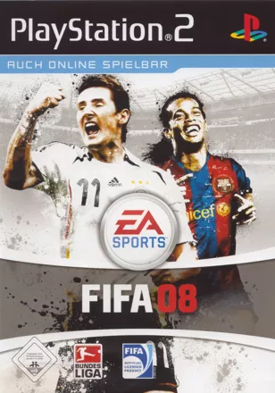 FIFA Soccer 08 PlayStation 2 Front Cover