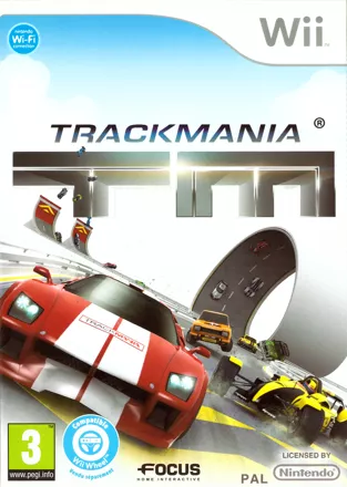 TrackMania: Build to Race Wii Front Cover