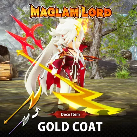Maglam Lord: Deco Item - Gold Coat PlayStation 4 Front Cover