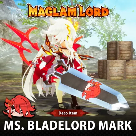 Maglam Lord: Deco Item - Ms. Bladelord Mark PlayStation 4 Front Cover