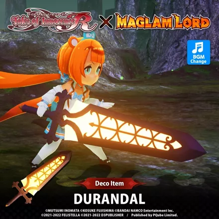 Maglam Lord: Deco Item - Durandal PlayStation 4 Front Cover
