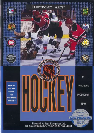 NHL Hockey Genesis Front Cover