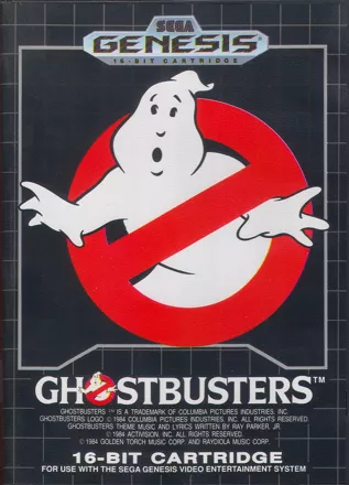 Ghostbusters Genesis Front Cover
