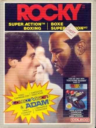 Rocky Super Action Boxing ColecoVision Front Cover