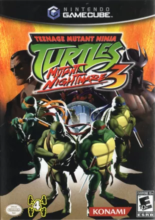 Teenage Mutant Ninja Turtles 3: Mutant Nightmare GameCube Front Cover