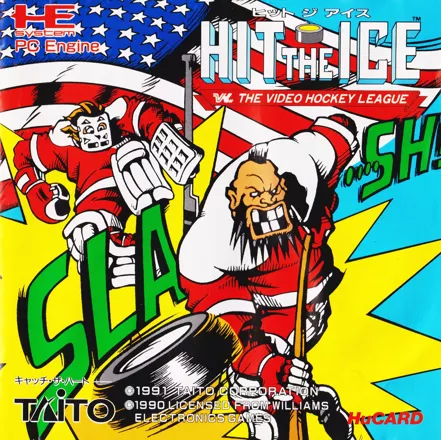 Hit the Ice: The Video Hockey League TurboGrafx-16 Front Cover
