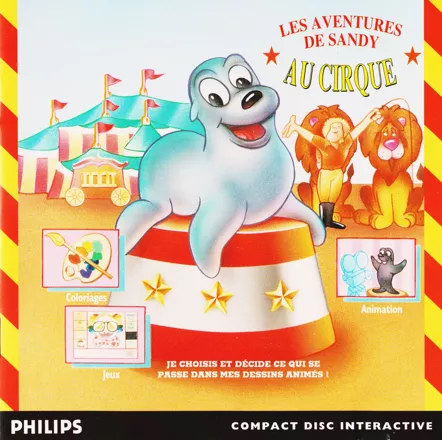 Sandy&#x27;s Circus Adventure CD-i Front Cover
