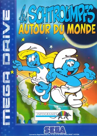 The Smurfs Travel the World Genesis Front Cover