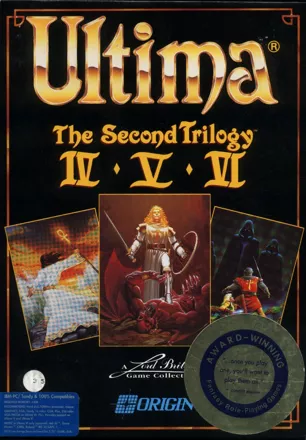Ultima: The Second Trilogy DOS Front Cover