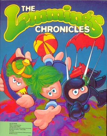 The Lemmings Chronicles DOS Front Cover