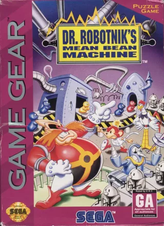 Dr. Robotnik&#x27;s Mean Bean Machine Game Gear Front Cover