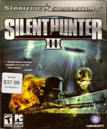 Silent Hunter III Windows Front Cover