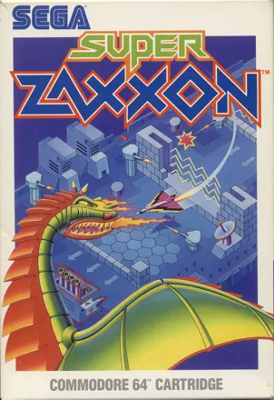 Super Zaxxon Commodore 64 Front Cover