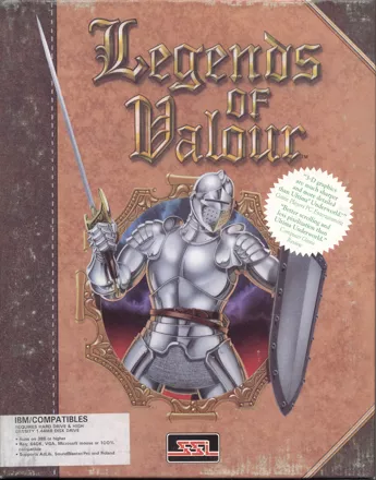 Legends of Valour DOS Front Cover