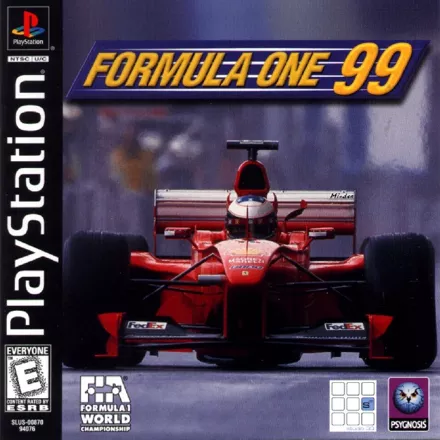 Formula One 99 PlayStation Front Cover