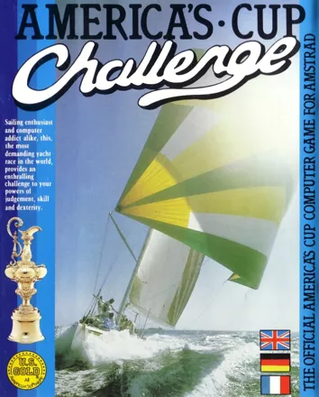 The Official America&#x27;s Cup Sailing Simulation Amstrad CPC Front Cover