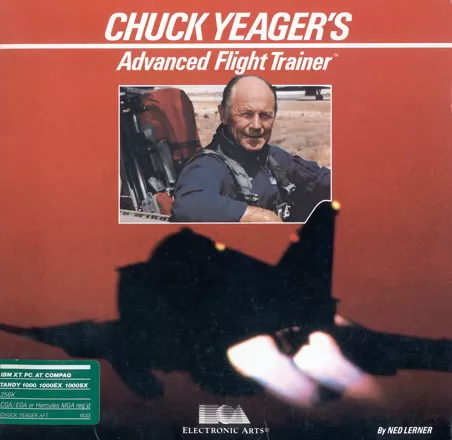 Chuck Yeager&#x27;s Advanced Flight Simulator DOS Front Cover
