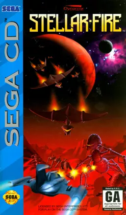 Stellar-Fire SEGA CD Front Cover