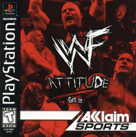 WWF Attitude PlayStation Front Cover