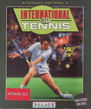 International 3D Tennis Atari ST Front Cover