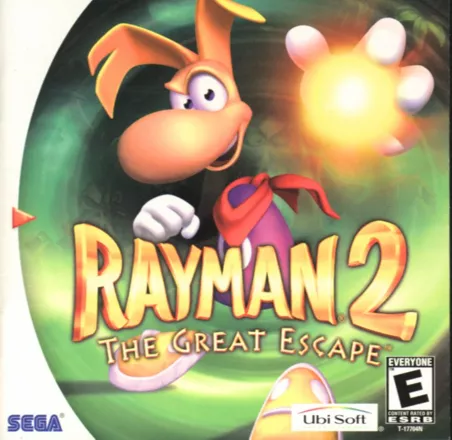 Rayman 2: The Great Escape Dreamcast Front Cover