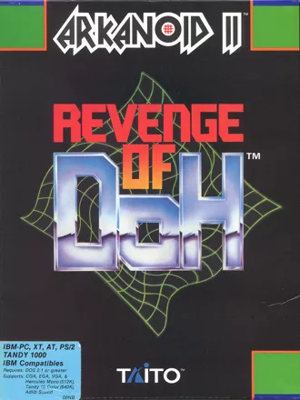 Arkanoid: Revenge of DOH DOS Front Cover
