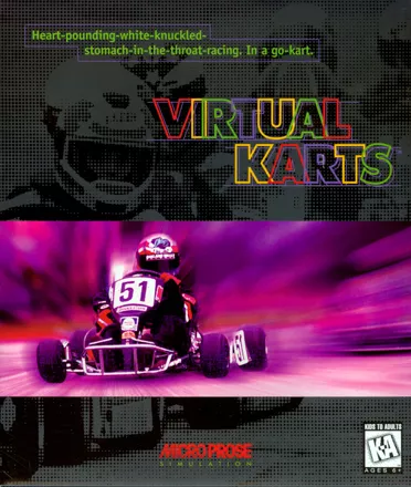 Virtual Karts DOS Front Cover