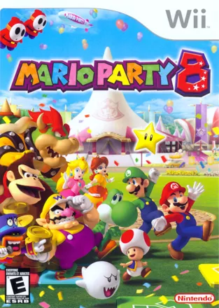 Mario Party 8 Wii Front Cover
