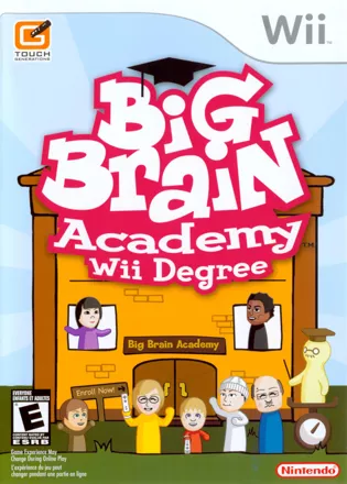Big Brain Academy: Wii Degree Wii Front Cover