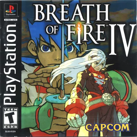 Breath of Fire IV PlayStation Front Cover