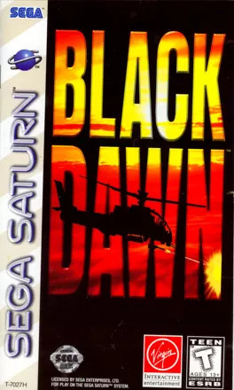 Black Dawn SEGA Saturn Front Cover