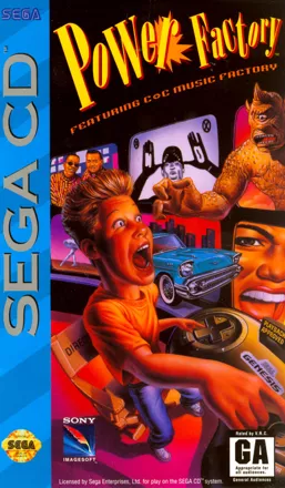 Power Factory featuring C+C Music Factory SEGA CD Front Cover