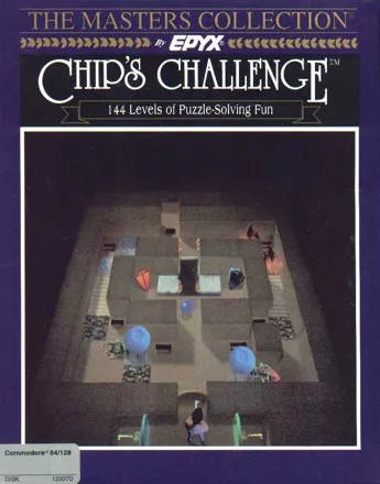 Chip&#x27;s Challenge Commodore 64 Front Cover