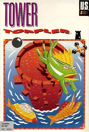 Tower Toppler Commodore 64 Front Cover