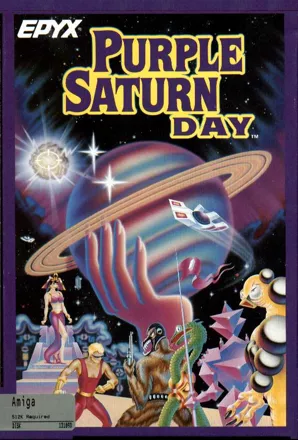 Purple Saturn Day Amiga Front Cover