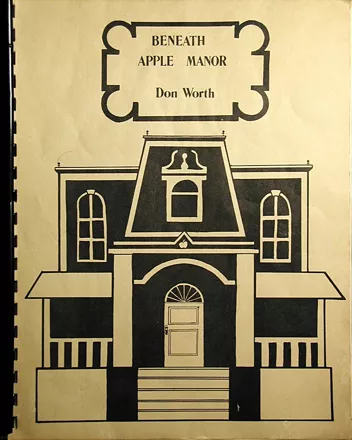 Beneath Apple Manor Apple II Front Cover