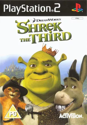 Shrek the Third PlayStation 2 Front Cover