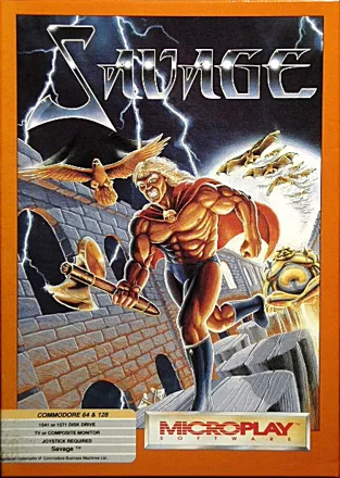 Savage Commodore 64 Front Cover
