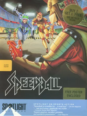Speedball Commodore 64 Front Cover