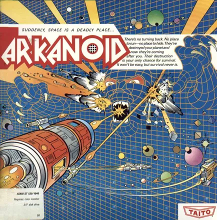 Arkanoid Atari ST Front Cover
