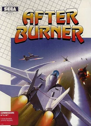 After Burner Commodore 64 Front Cover