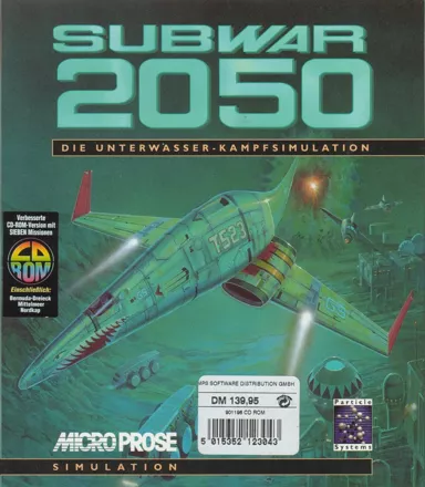 Subwar 2050 (CD-ROM) DOS Front Cover