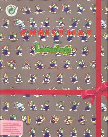 Holiday Lemmings DOS Front Cover