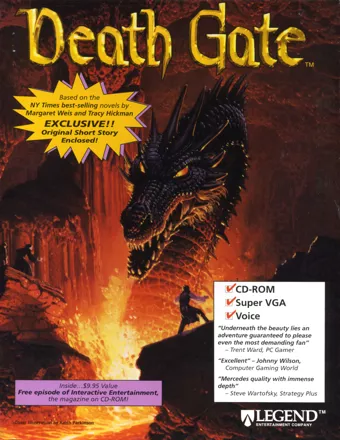 Death Gate DOS Front Cover
