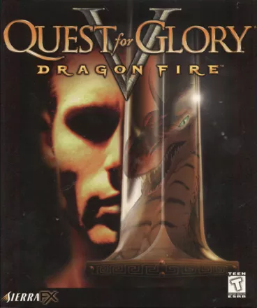 Quest for Glory V: Dragon Fire Macintosh Front Cover