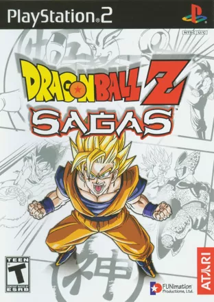 Dragon Ball Z: Sagas PlayStation 2 Front Cover