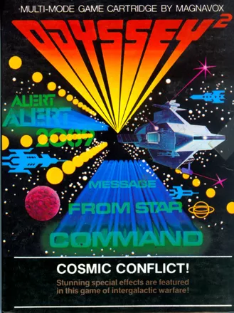 Cosmic Conflict! Odyssey 2 Front Cover