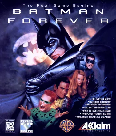 Batman Forever DOS Front Cover